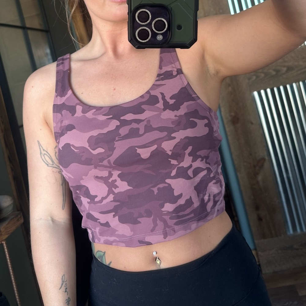 Camo crop top